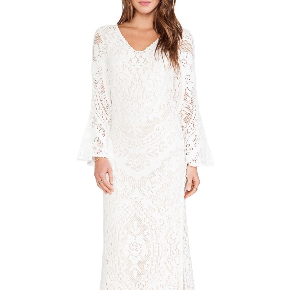 Spell & The Gypsy White Vintage Long Boho Dress